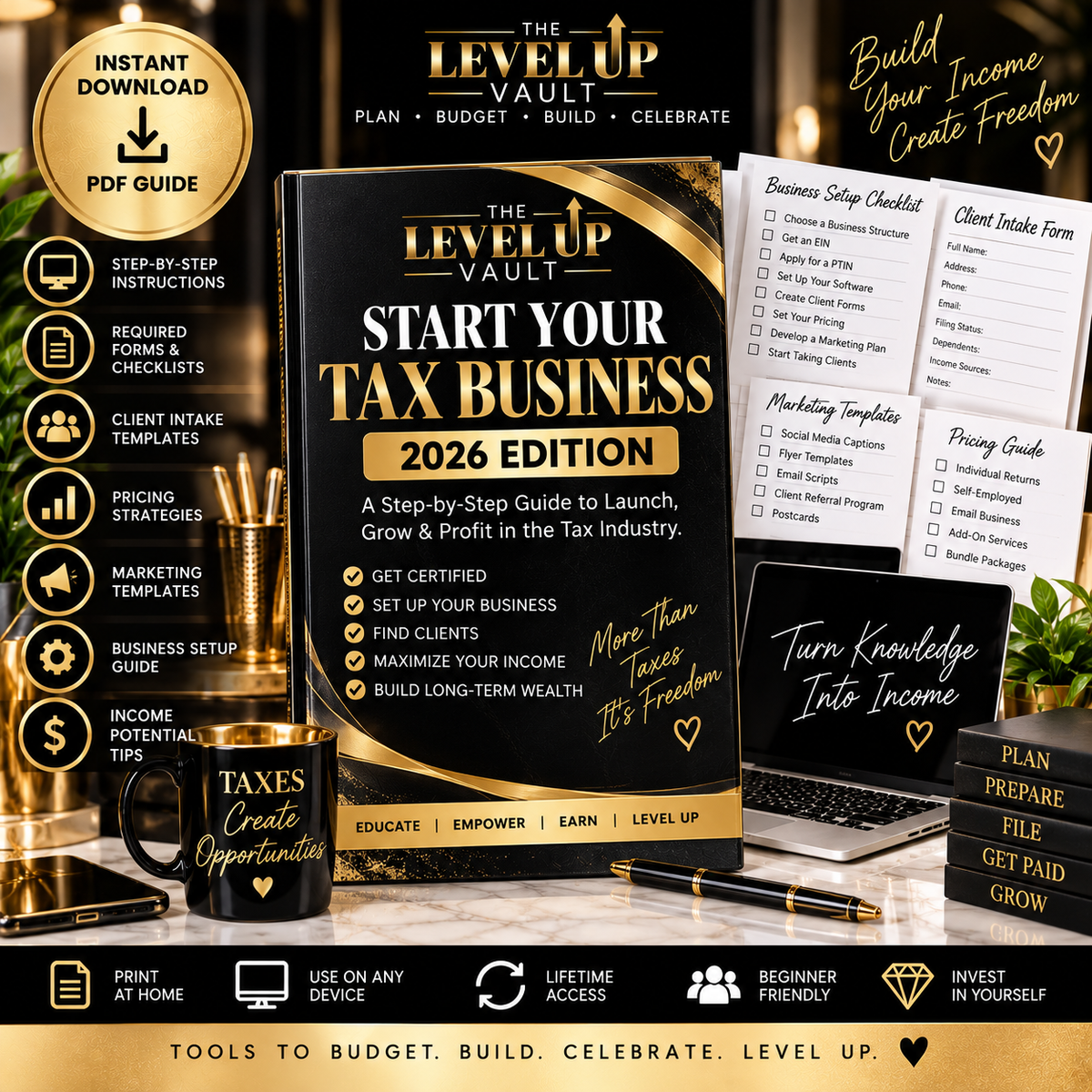 Start Your Tax Business 2026 Edition by The Level Up Vault