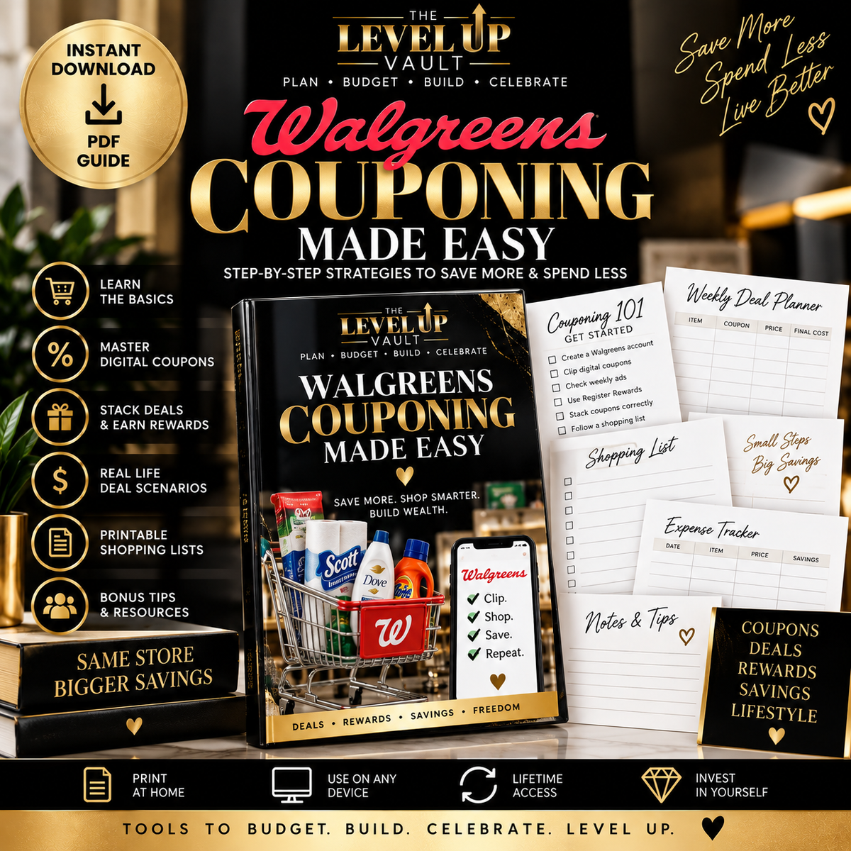 Walgreens Couponing Made Easy guide by The Level Up Vault